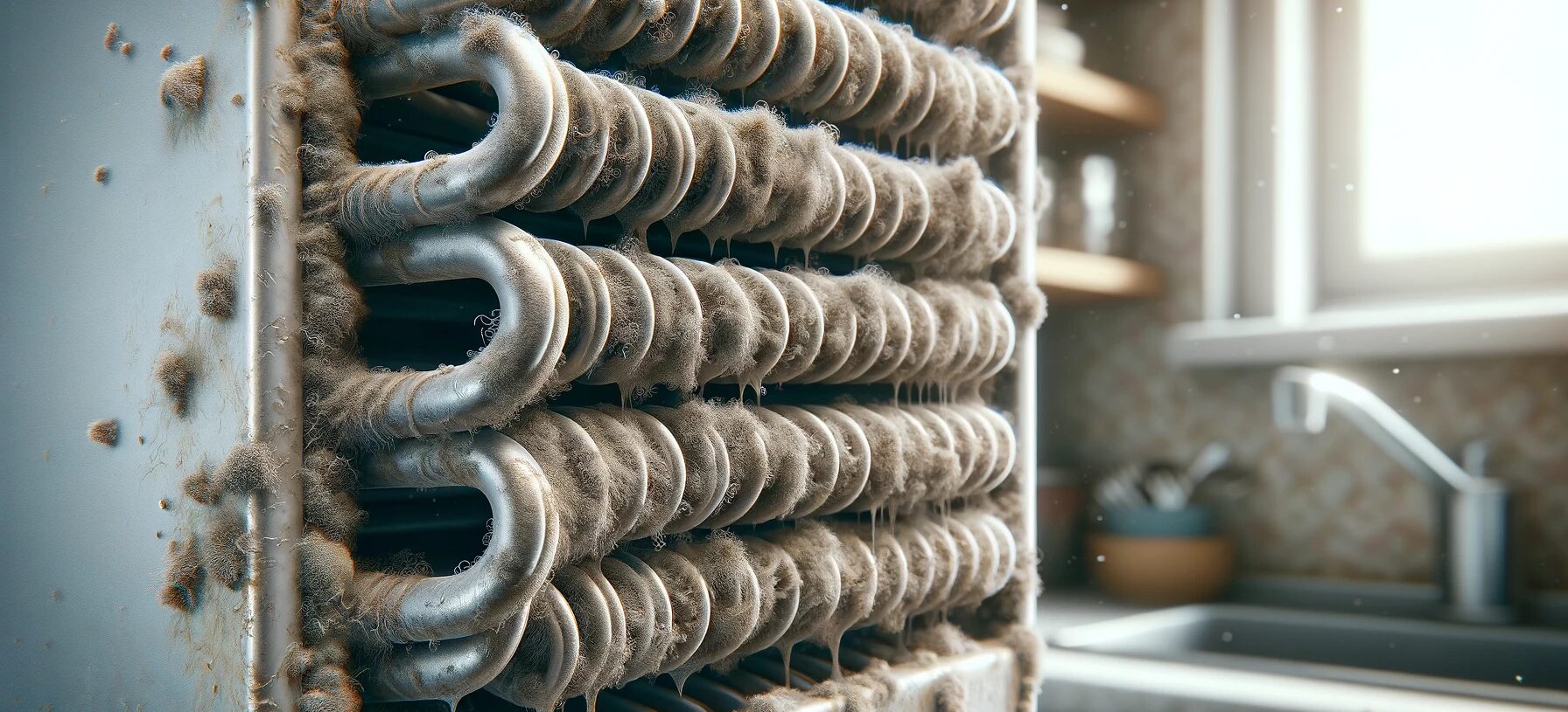 dirty refrigerator coils