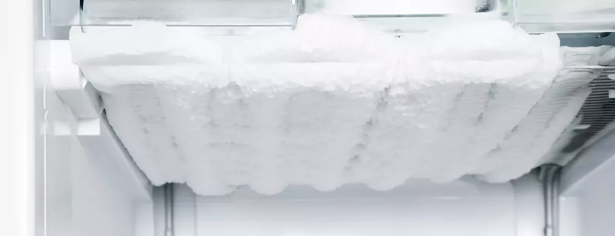 ice frost buildup in fridge