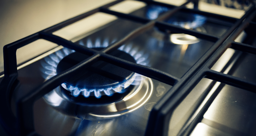 stove turned on