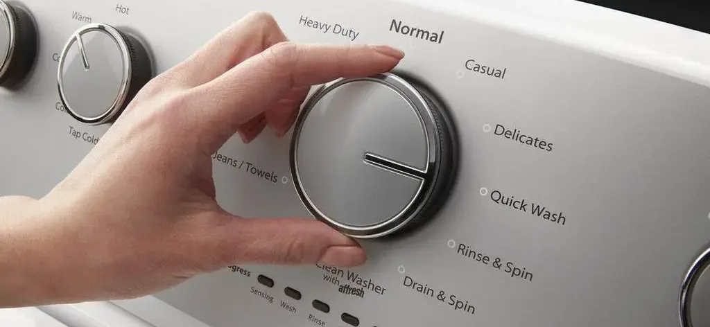 whirlpool washer error codes panel