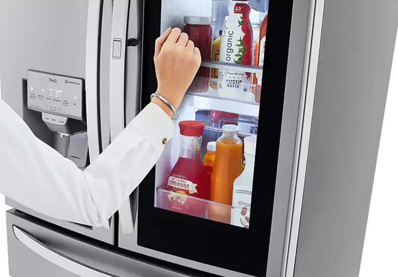 lg refrigerator repair door