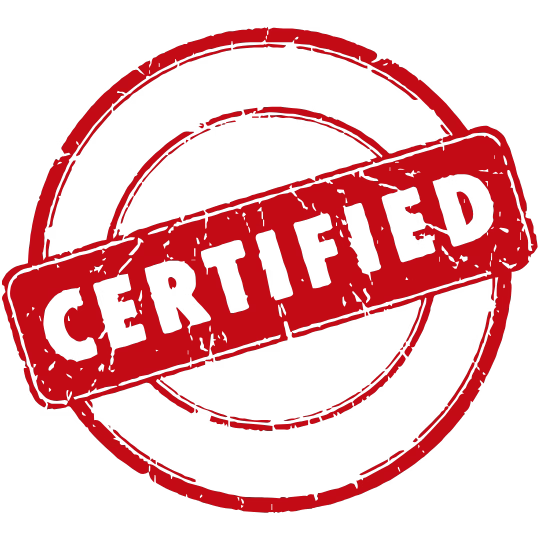 certified technicians