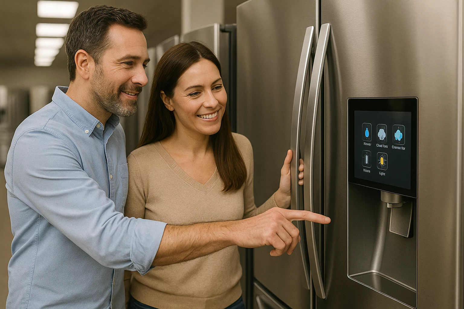 couple smart features refrigerator