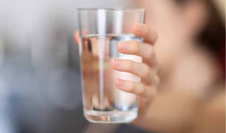 clean filtered water glass