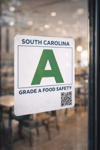 grade a in door logo
