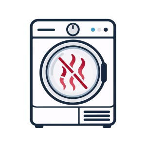 No-Heat Dryer Warning Icon